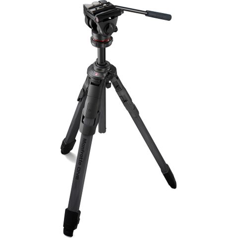 Manfrotto One Hybrid Carbon Fiber Tripod W/ 500x Fluid Head