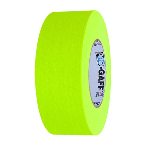 Pro Gaff Fluorescent Yellow Cloth Tape 48mm x 45m (2 inch x 50 yards)