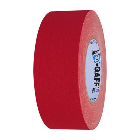 Pro Gaffer Tape 48mm X 50m Red Matte Cloth