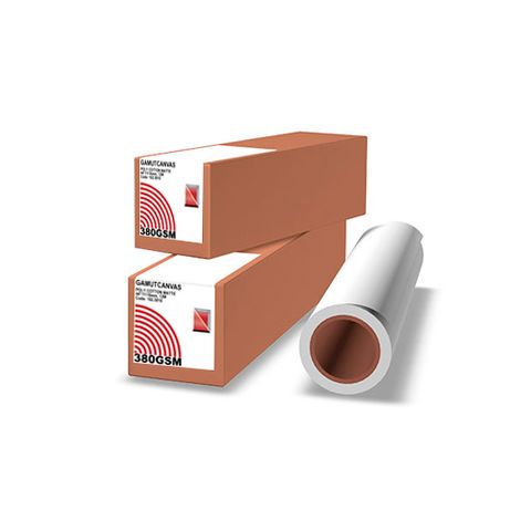 GamutCanvas Bright White PolyCotton Matte 380g 1118mm x 12m