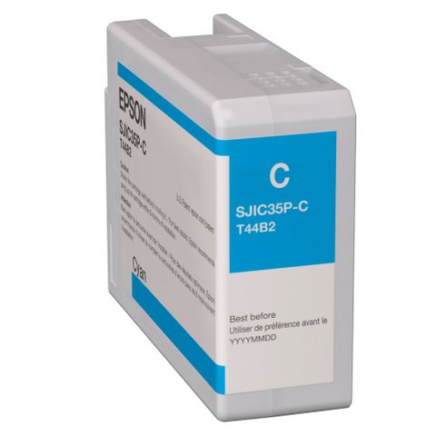 Epson Cyan Ink Cartridge for TM-C6500/6000  -SJIC36P-C