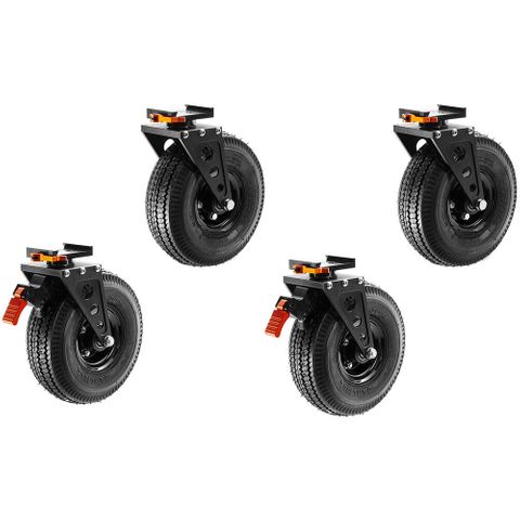 INOVATIV Complete 10In Wheel Set Bundle (Set of 4)