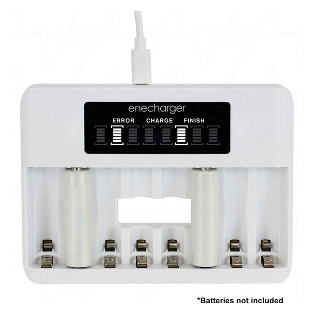 Eneloop Basic 4 AAA Micro Battery Charger White