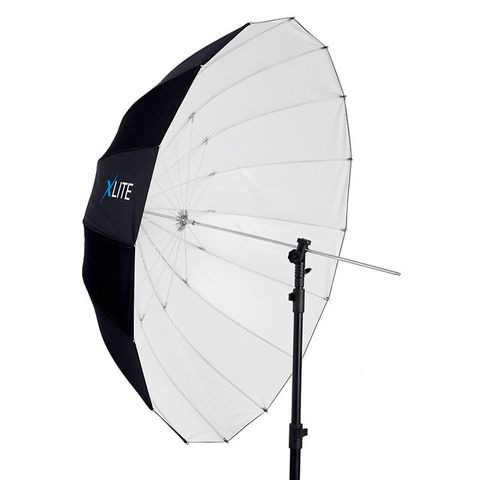 Xlite Deep Parabolic Black / White Umbrella 130cm