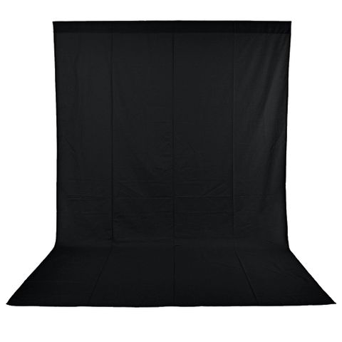 Xlite Muslin Black Background 3x6m Inc Bag