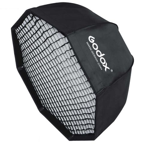 Godox Softbox with Bowens Speedring and Grid - 35 x 160cm - The Camera  Company