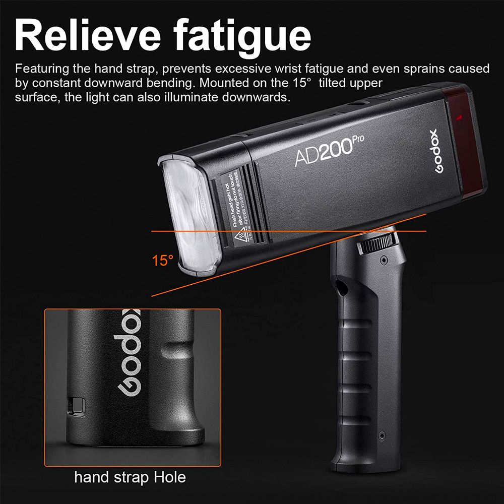 Godox Godox FG-100 Flash Grip Camera Speedlite Hand Grip For 1/4 Threaded Hole Flash 
