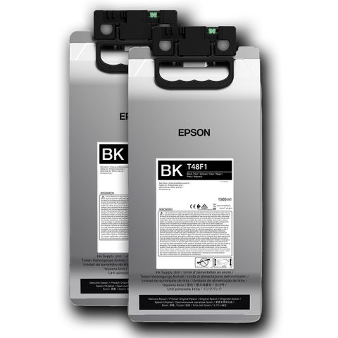 Epson 2 X 1.5L UltraChrome RS Black Resin Ink Pouch