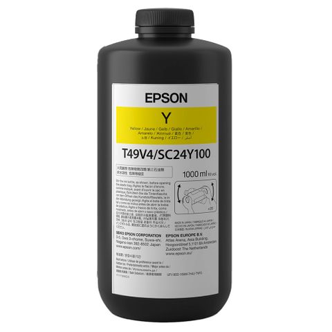 Epson 1L UltraChrome UV Yellow Ink Bottle