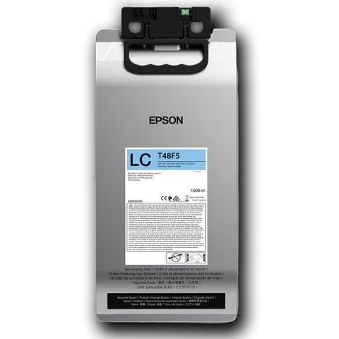 Epson 1.5L UltraChrome RS Light Cyan Resin Ink Pouch