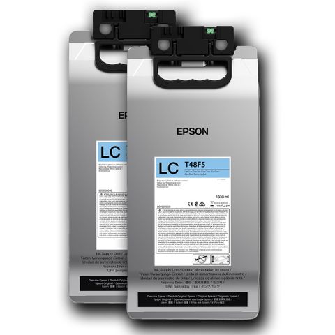 Epson 2 X 1.5L UltraChrome RS Light Cyan Resin Ink Pouch