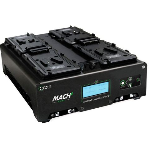 Core SWX Mach4 Micro Four Position Battery Charger V-Mount