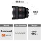 Sony E-Mount GM Lens FE 14mm F1.8