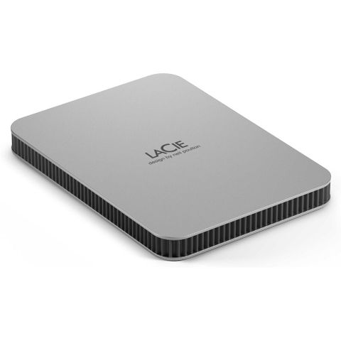 LaCie 5TB V2 Mobile Drive USB-C Moon Silver