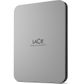 LaCie 5TB V2 Mobile Drive USB-C Moon Silver