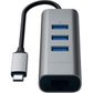 Satechi USB-C 2-In-1 USB 3.0 3-Port Hub & Ethernet