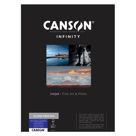 Canson Infinity Platine Fibre Rag 310gsm A2 x 25 Sheets