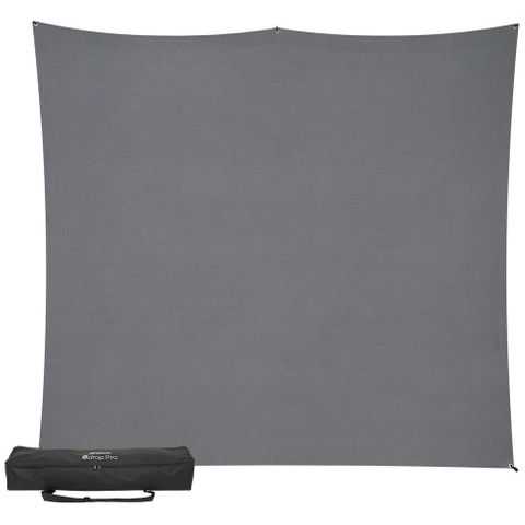 X-Drop Pro Backdrop Kit Neutral Gray 2.4 X 2.4m