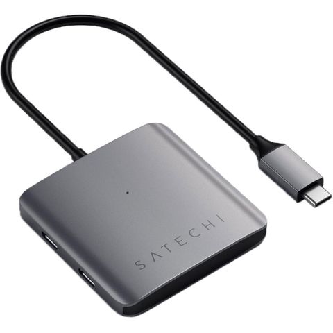 Satechi Aluminium 4 Port USB-C Hub (Space Grey)