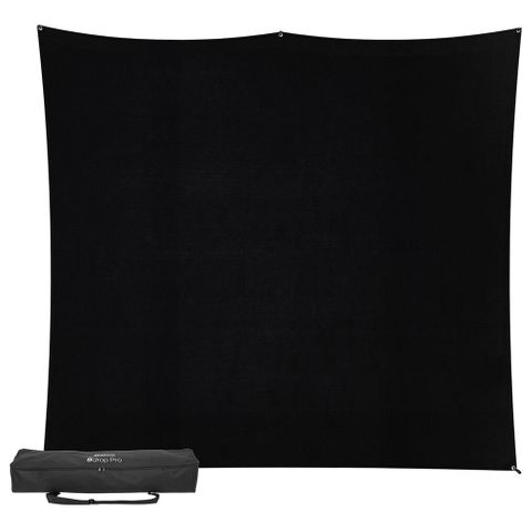 X-Drop Pro Backdrop Kit Rich Black 2.4 X 2.4m