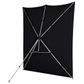 X-Drop Pro Backdrop Kit Rich Black 2.4 X 2.4m