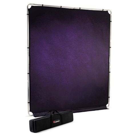 Manfrotto Ezyframe Vintage Kit 2x2.3m Kit Aubergine