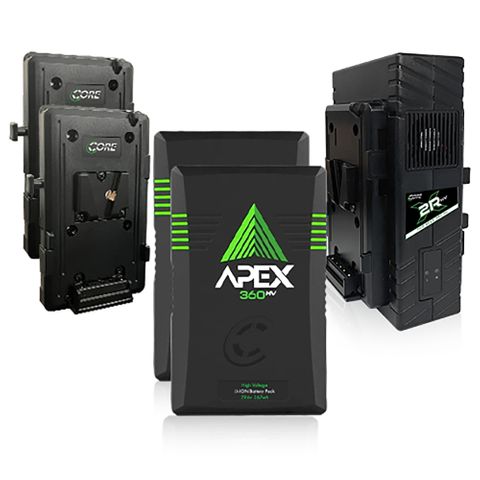 Core Apex 360HV 2 Battery Starter Kit +Charger + 2 Plates