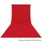 Westcott Scarlet Red Background Wrinkle Resistant 2.75 x 6m