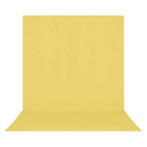 Westcott X-Drop  Wrinkle Resistant Background Canary Yellow 1.5x3.6m