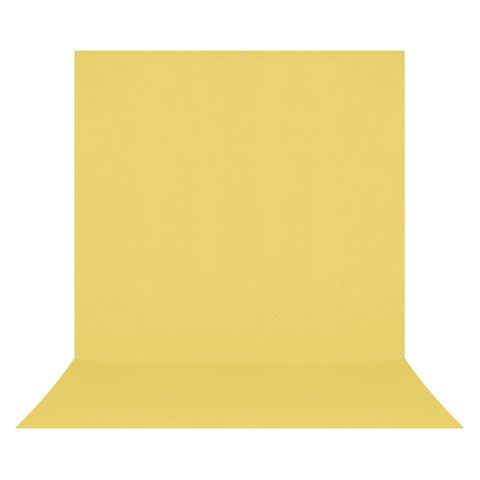Westcott X-Drop  Wrinkle Resistant Background Canary Yellow 1.5x3.6m