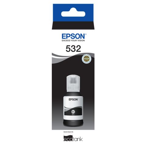 Epson Eco tank - Black Ink Bottle T532