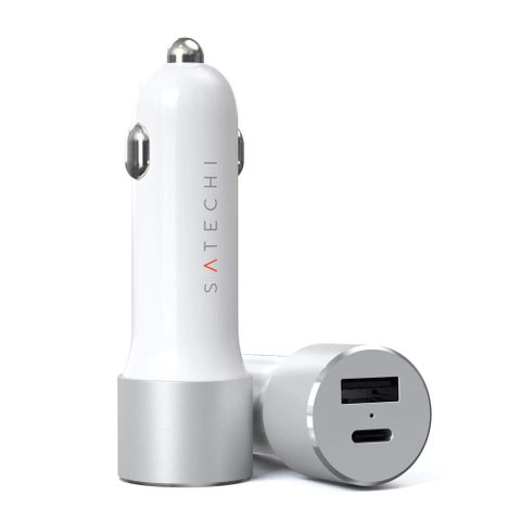 Satechi 72w USB-C PD Car Charger (Silver)