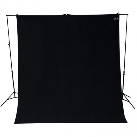 Westcott Black Background 2.75 x 3m Wrinkle Resistant