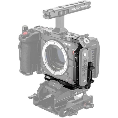 Wooden Camera Cage L-Bracket for Canon EOS C50