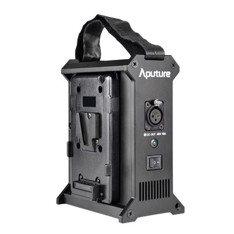 Aputure P300c 2-Bay Pwr Station V Lock Open Box