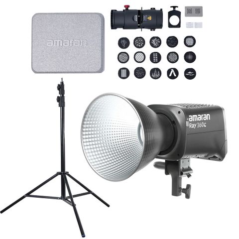 Amaran Ray 360C Winter Bundle Spotlight Kit