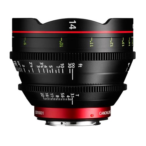Canon CN-E 14mm T3.1L F Cinema Lens