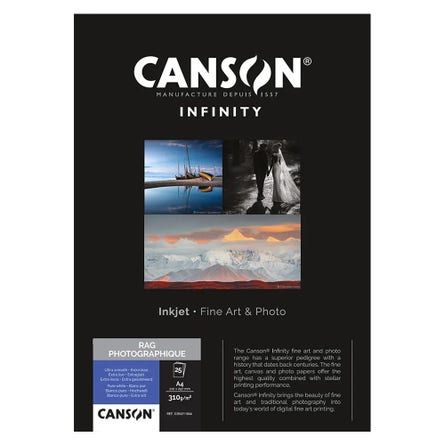 Canson Rag Photographique II 310gsm A4 25 Sheets