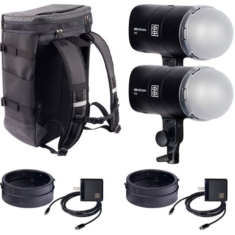 Elinchrom ONE - Dual Off-Camera Flash Kit + Free 18w Power Bank