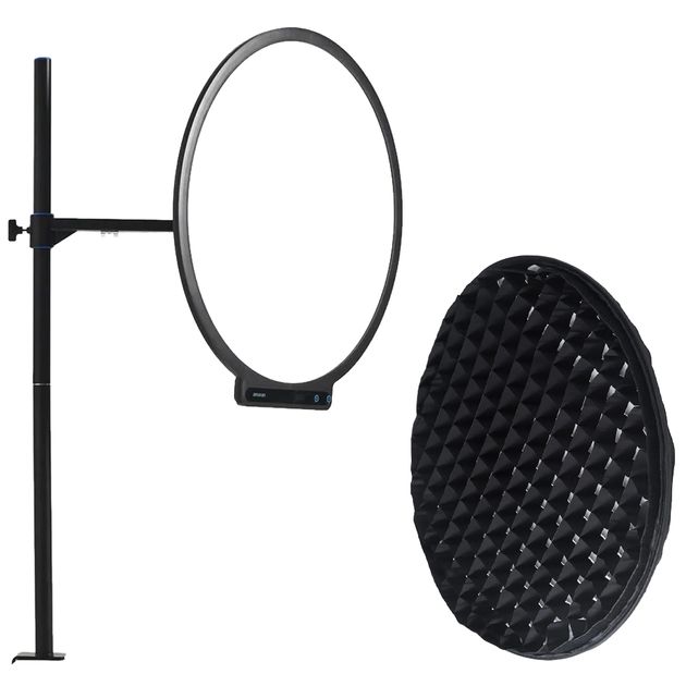 Amaran Verge Max Charcoal + Light Control Grid