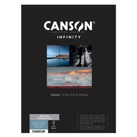 Canson Infinity Edition Etching Rag 310gsm A2 x 25 Sheets