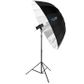 Xlite 165cm Deep Parabolic Black / Silver Umbrella