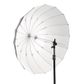 Xlite 85cm Deep Parabolic Black / White Umbrella