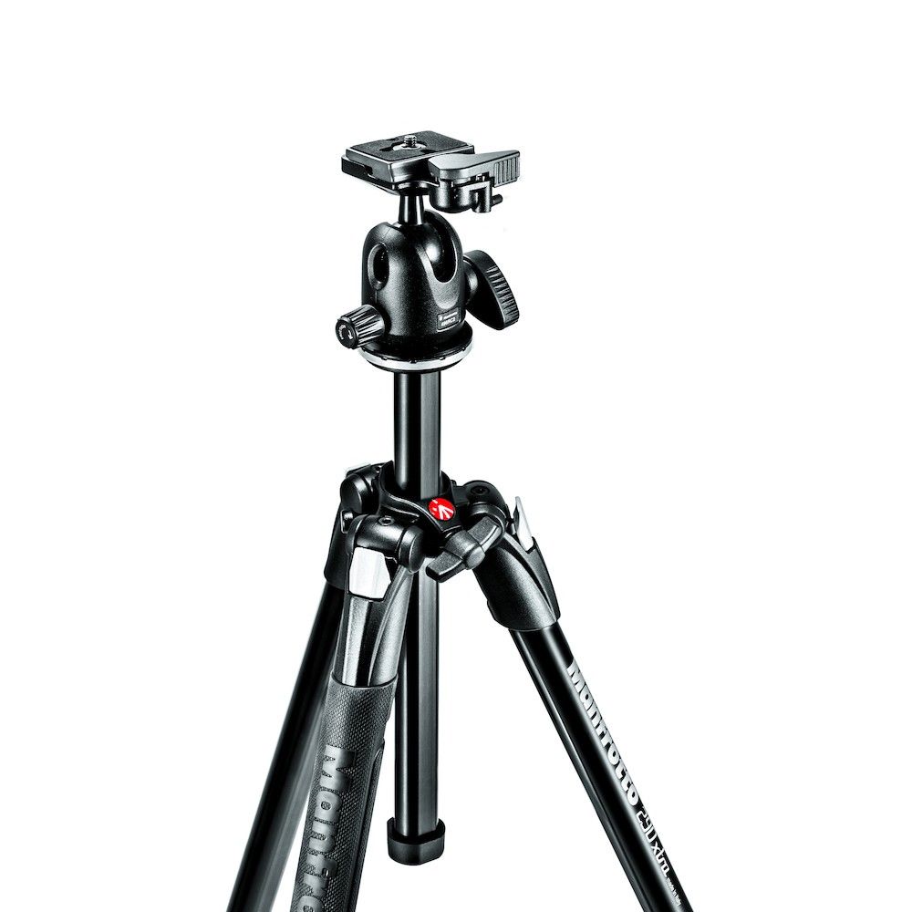 Manfrotto MK055XPRO3-3W tripod set with 3-way pan-head