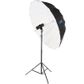 Xlite 165cm Deep Parabolic Black White Umbrella