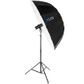 Xlite 165cm Deep Parabolic Black White Umbrella