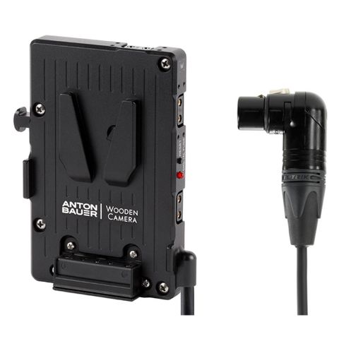 Wooden Camera -  Pro V-Mount (4pin XLR Right Angle)