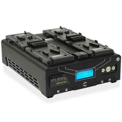 Core SWX Fleet Micro 4-Position V-Mount Charger with Voltbridge