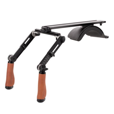 Wooden Camera -  Shoulder Rig V3 (Pro, Brown Leather)