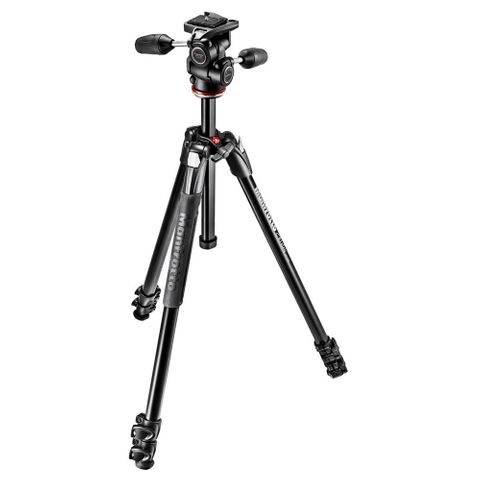 Manfrotto MK290XTA3-3W 290 Xtra Aluminium Tripod with 3 Way Head